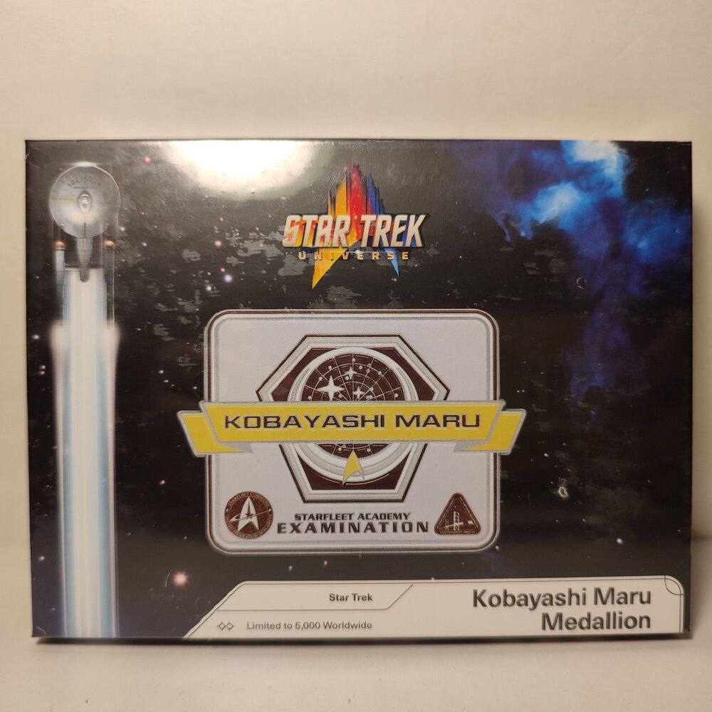 Star Trek Kobayashi Maru Medallion Official Limited Edition Metal Figurine